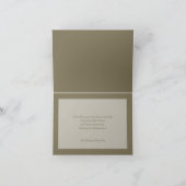 De sympathie dankt u nota neemt van Kaart (Binnen)