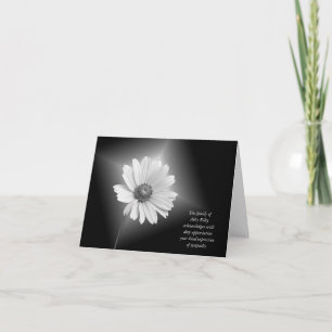 De sympathie dankt u van familie bedankkaart