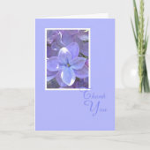 De Sympathie of de Dood van seringen dankt u Bedankkaart (Voorkant)