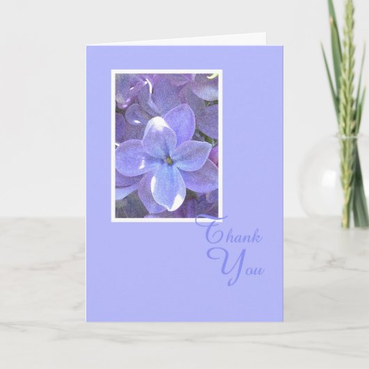 De Sympathie of de Dood van seringen dankt u Bedankkaart (Voorkant)