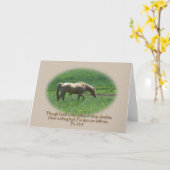 De Sympathie Ps van het Paard van Palomino. 23 Kaart (Gele Bloem)