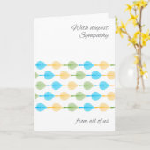 De Sympathie van de esp van de Zaken van de Groep Kaart (Gele Bloem)