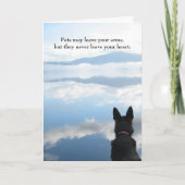 De Sympathie van de hond - de Huisdieren mogen Uw Kaart (Voorkant)