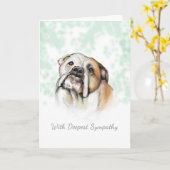 De Sympathie van de hond - de Kaart van de (Gele Bloem)