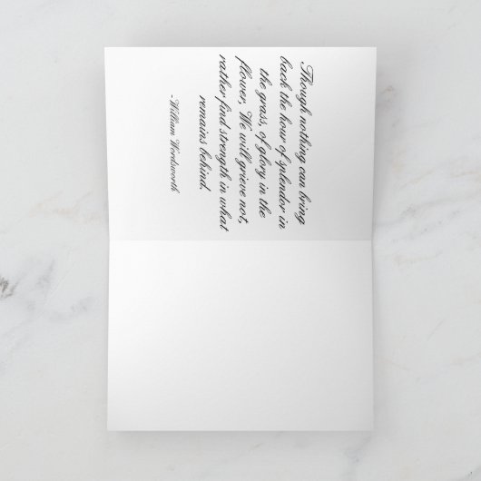 De Sympathie van de vlinder Kaart (Binnen)