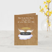 De Sympathie van het huisdier Kaart (Gele Bloem)