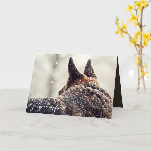 De Sympathie van het Verlies van het Huisdier van Kaart (Gele Bloem)