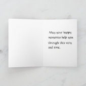 de sympathieart. van de huisdierenkat kaart (Binnen)