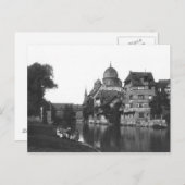 De synagoge te Nuremberg, c.1910 Briefkaart (Voorkant / Achterkant)