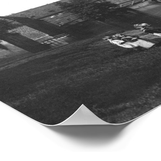 De synagoge te Nuremberg, c.1910 Poster (Hoek)