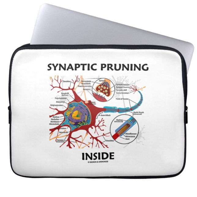 De synaptische het Snoeien BinnenNeurologie van de Laptop Sleeve (Voorkant)