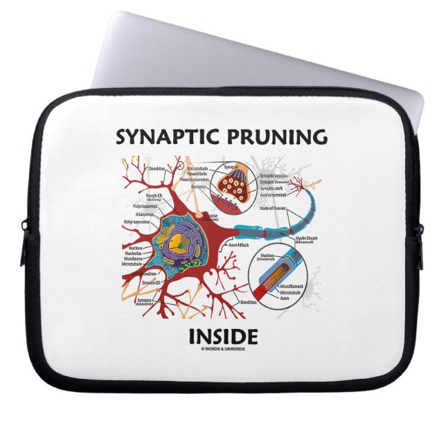 De synaptische het Snoeien BinnenNeurologie van de Laptop Sleeve (Voorkant)