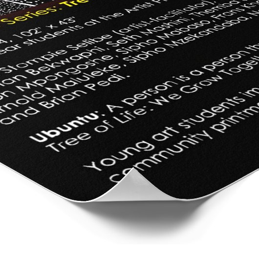 DE SYRINGA TREE POSTER (Hoek)