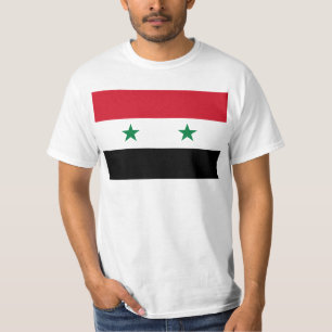 De Syrische Arabische Vlag van de Republiek - Vlag T-shirt