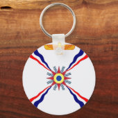 De Syrische Assyrische Syrische winkel Sleutelhanger (Voorkant)