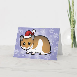 De Syrische Hamster van Kerstmis Feestdagen Kaart