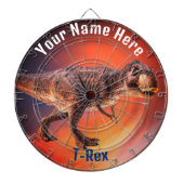 De T-Rex Dartbord (Voorkant)