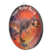 De T-Rex Dartbord (Voorkant Rechts)