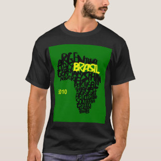 DE T-SHIRS VAN DE WERELDKUPPRODUCT BRASIL BASIC-MA T-SHIRT