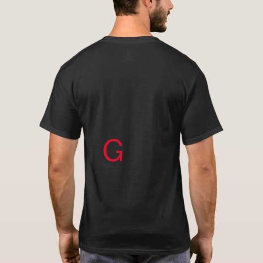 De T-shirt die verkeerd gaat (Achterkant)