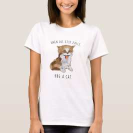 De T-Shirt Dog Hug een Kat! Furry Kitten