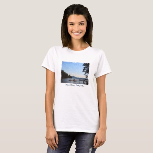 De T-shirt van Dames "Sooke" (Voorkant volledig)