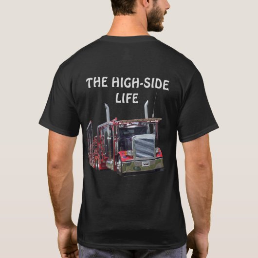 DE T-SHIRT VAN DE AUTO HAULIN MET EEN HOOG LEVEN (Achterkant)