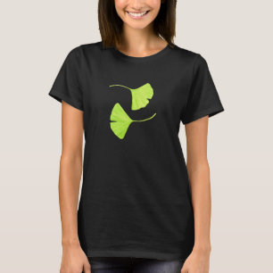 De T-shirt van de Bladeren van Ginkgo
