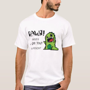 De t-shirt van de dinosaurus