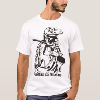 De T-shirt van de Dinosaurus van Paintball