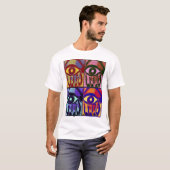 De T-shirt van de Hand van Hamsa van de Pop van (Voorkant volledig)