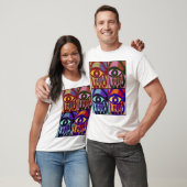 De T-shirt van de Hand van Hamsa van de Pop van (Unisex)