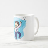 De T-Shirt van de Jongerenbankklezer Koffiemok (Voorkant rechts)