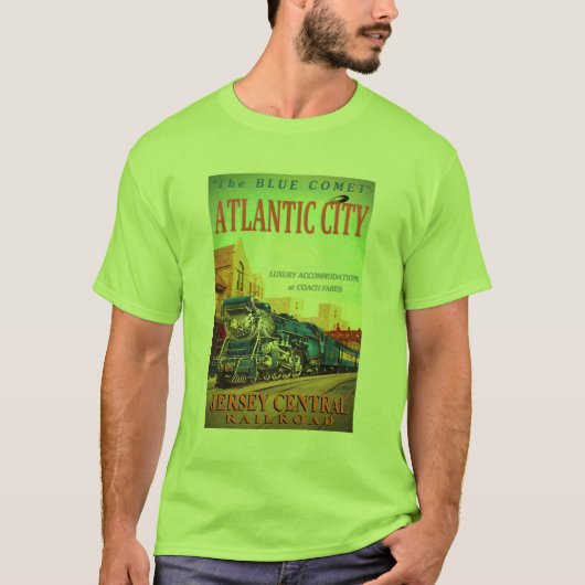 De T-shirt van de Mannen van de blauwe komeet (Voorkant)