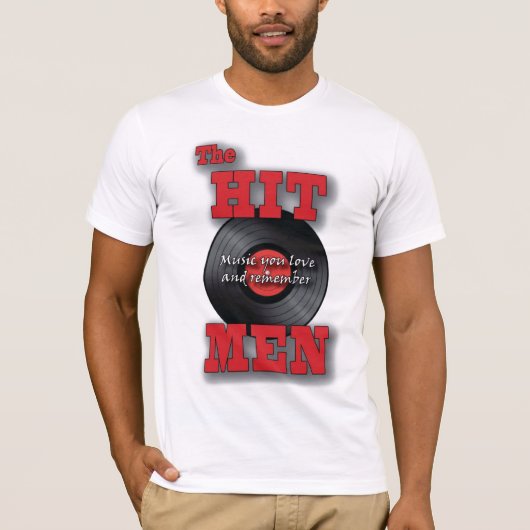 De T-Shirt van de Mannen van de Hit (Voorkant)