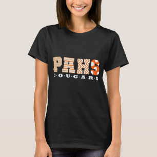 De T-shirt van de Poema's van de Middelbare school