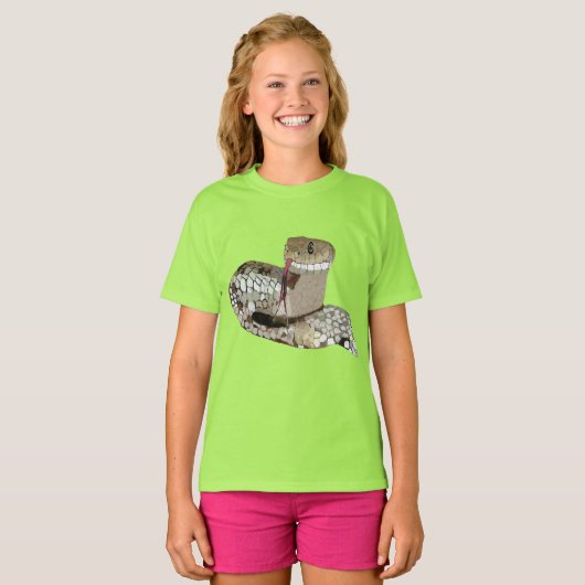 De T-Shirt van de slang personaliseren (Voorkant volledig)