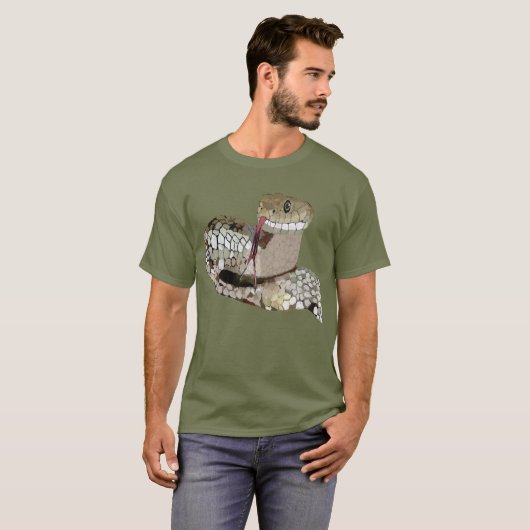 De T-Shirt van de slang personaliseren (Voorkant volledig)