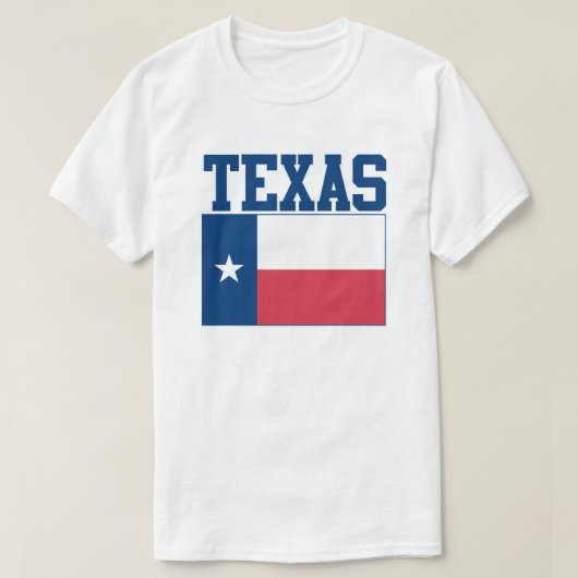 De T-shirt van de Vlag van de Staat van Texas (Design voorkant)