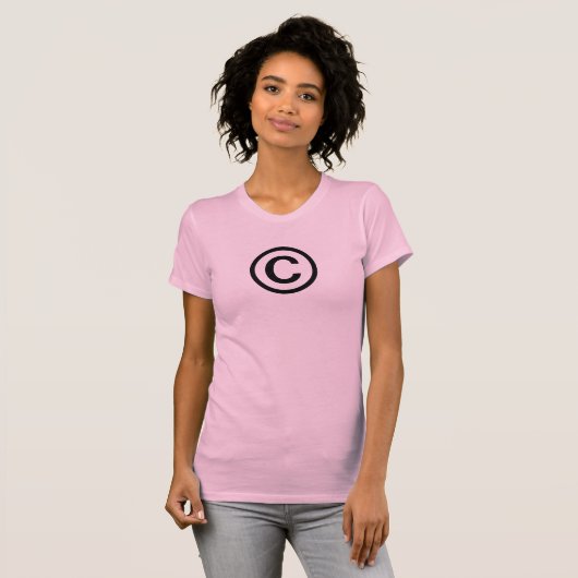 De t-shirt van de Vrouwen van het Symbool van (Voorkant volledig)