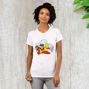 De T-shirt van de Vrouwen van het Vliegtuig van de