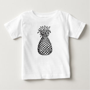 De T-shirt van het Baby van de ananas