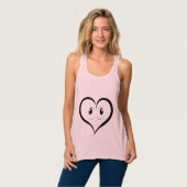 De T-shirt van het Hart van de Liefde van de pret (Volledige Voorkant)