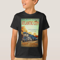 De T-shirt van het Kind van de blauwe komeet