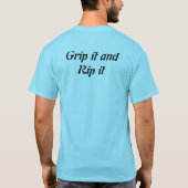 De T-shirt van het Thema van het Golf van de (Achterkant)