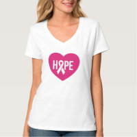 De T-shirt van Kanker van de Borst van de hoop