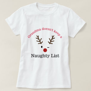 De T-shirt van Kerstmis van de oma