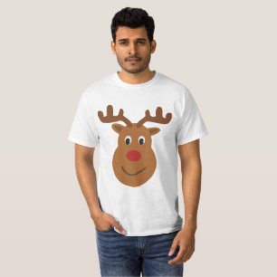 De T-shirt van Kerstmis van het rendier
