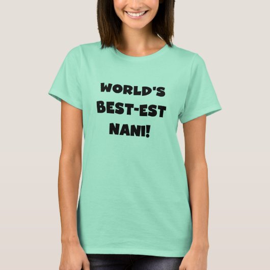 De T-shirts en de Gift van Nani van het (Voorkant)