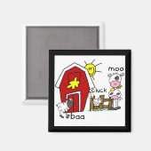 De T-shirts en de Giften van de Dieren van het Boe Magneet (Voorkant / Achterkant)